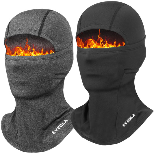 2 Pieces Balaclava Ski Mask for Men Cold WeatherWinter Thermal Face Mask Women for Snowboard Motorcycle Cycling