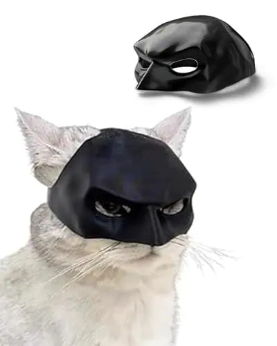 Cat Bat Mask Cosplay Hat - Funny Cat Halloween Costumes Funny Pet Decoration for Halloween Christmas Easter Festival Party bat mask for Cats Cosplay Black CatBat Mask Small